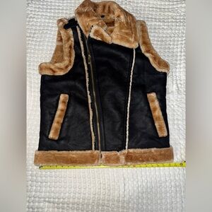 Jordan Craig Men Denali Shearling Vest (Dark Roast)